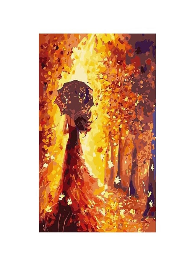 Durgdas Paint by Numbers Kit - DIY Canvas Landscape Art for All Ages, Perfect for Living Room, Bedroom, or Office Décor, No Frame Included (Woman & Universe) - Image 1